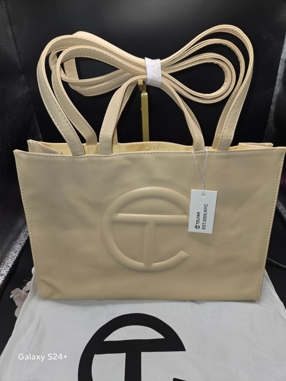NWT Telfar Medium Shopping Bag – Cream (Off White) Vegan Leather | Crossbody | D